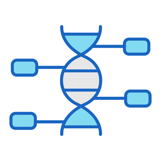 遺伝子 Generic color lineal-color icon