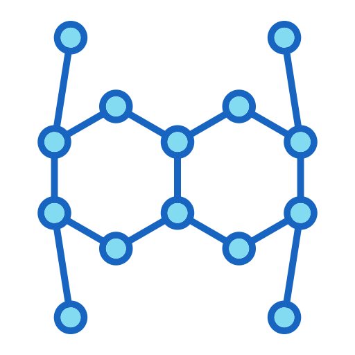 molecola Generic color lineal-color icona