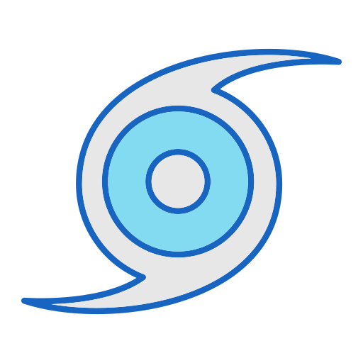 Cyclone Generic color lineal-color icon