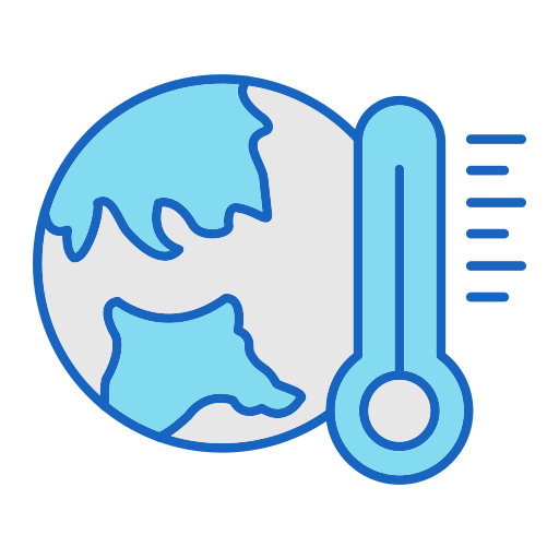 le réchauffement climatique Generic color lineal-color Icône