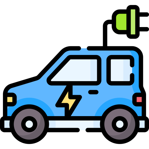 vehículo eléctrico Special Lineal color icono