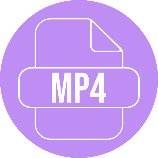 mp4 Generic color fill Icône