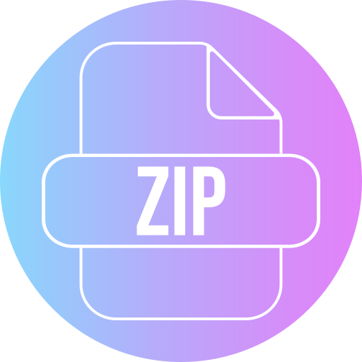 zip *: français Generic gradient fill Icône