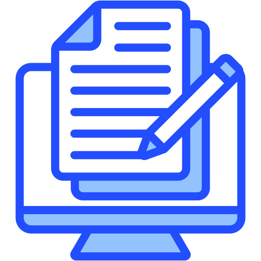 Content writing Generic color lineal-color icon