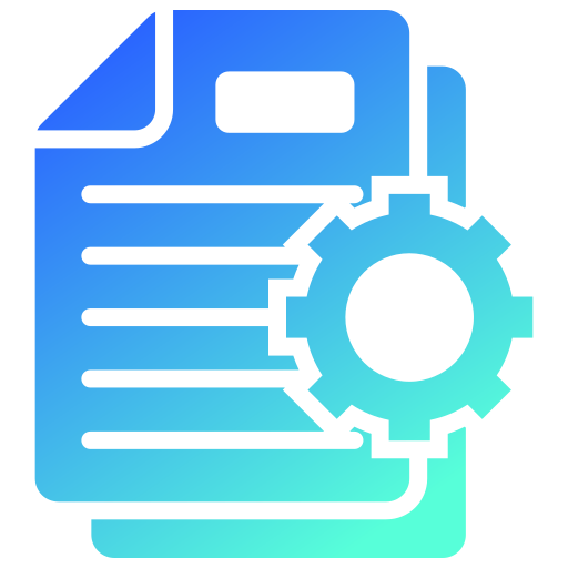 gestion de contenu Generic gradient fill Icône