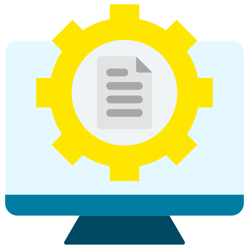 contentmanagement systeem Generic color fill icoon