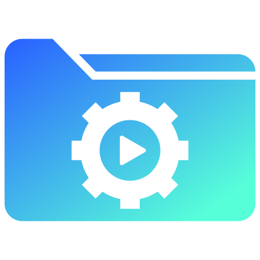 gestion des dossiers Generic gradient fill Icône