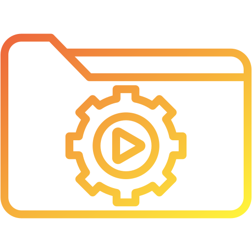 gestion des dossiers Generic gradient outline Icône