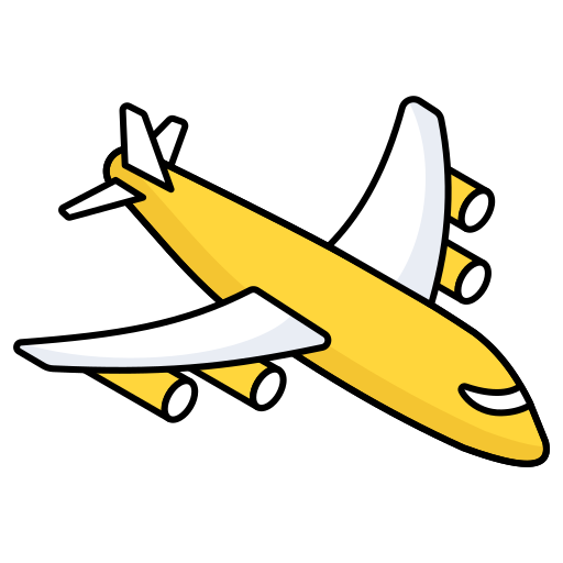 Самолет Generic color lineal-color иконка