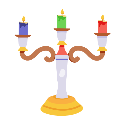 Candle Holder Generic color fill icon