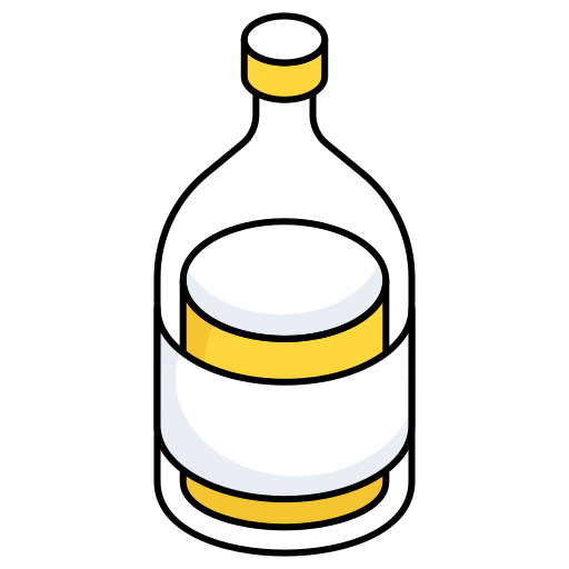 Wine bottle Generic color lineal-color icon