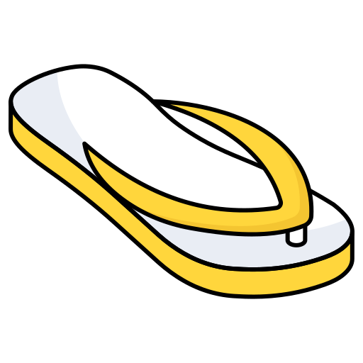 Flip flop Generic color lineal-color icon