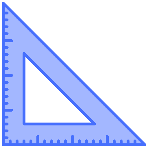 Set square Generic color lineal-color icon