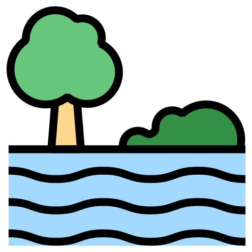 река Generic color lineal-color иконка