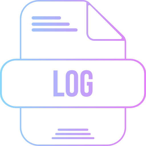 logdatei Generic gradient outline icon