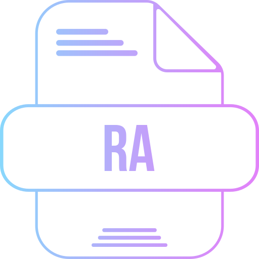 ra файл Generic gradient outline иконка