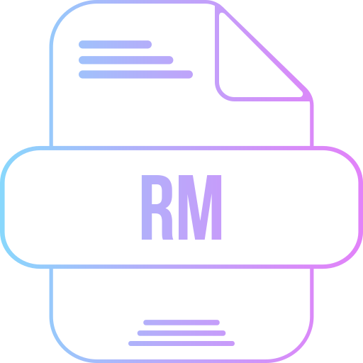 rm-bestand Generic gradient outline icoon