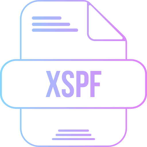 xspf Generic gradient outline icon
