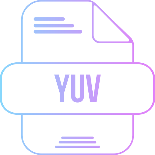 archivo yuv Generic gradient outline icono