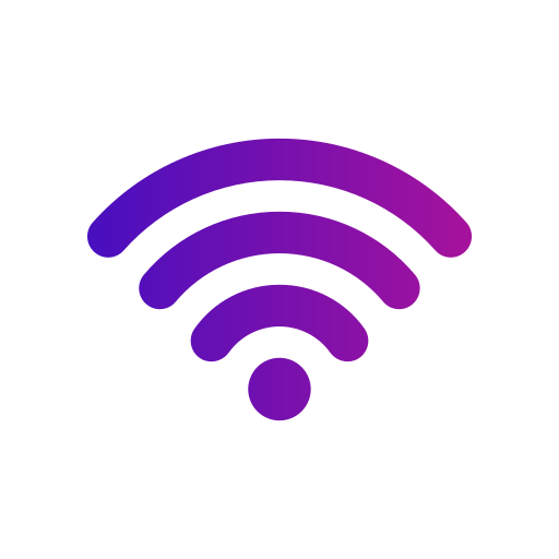 señal wifi Generic gradient outline icono