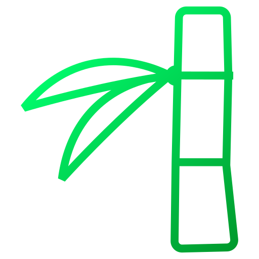 Bamboo Generic gradient outline icon
