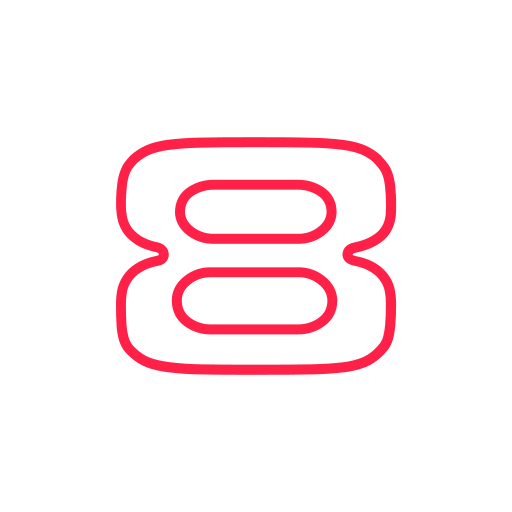 Number 8 Generic color outline icon