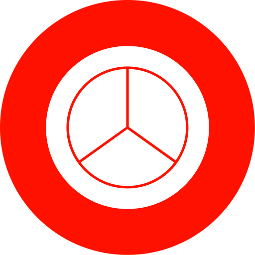 平和 Generic color fill icon