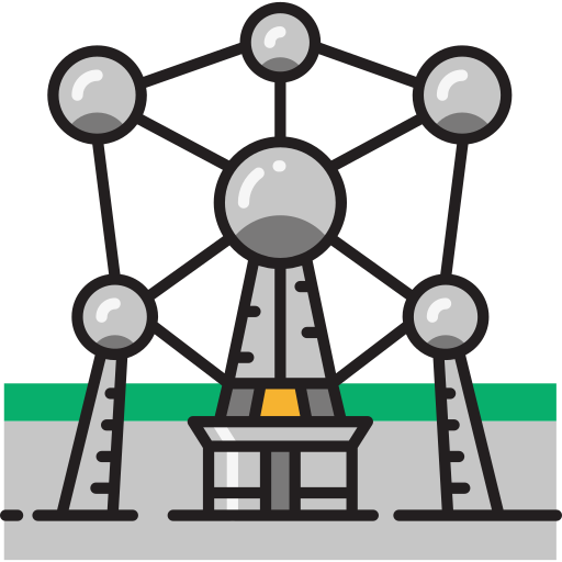 Atomium Flaticons.com Flat icon