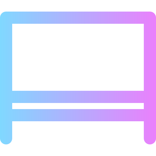 Whiteboard Super Basic Rounded Gradient icon