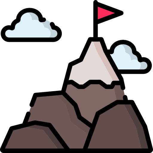 bergbeklimmen Special Lineal color icoon