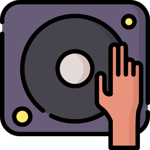 discjockey Special Lineal color icon