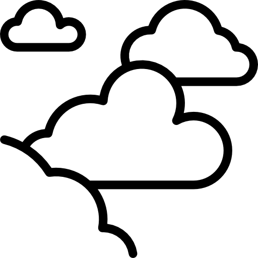 nublado mynamepong Lineal icono