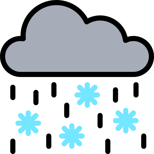 Snowing mynamepong Lineal Color icon