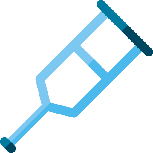 Костыль Basic Rounded Flat иконка