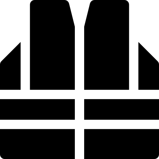 chaleco Basic Rounded Filled icono