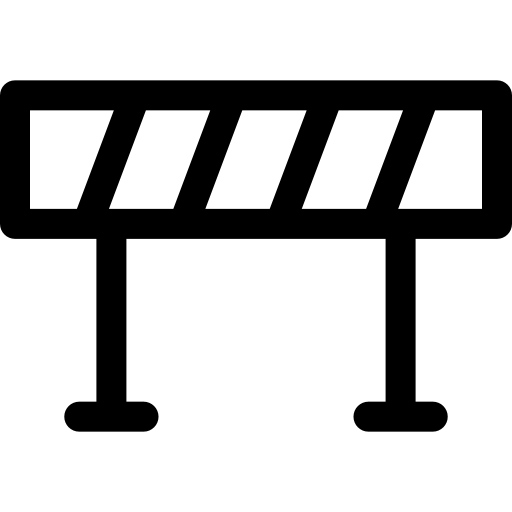 Баррикада Basic Rounded Lineal иконка