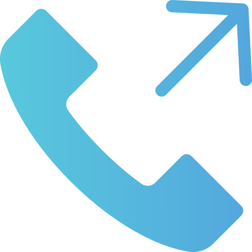Outcoming call Generic gradient fill icon