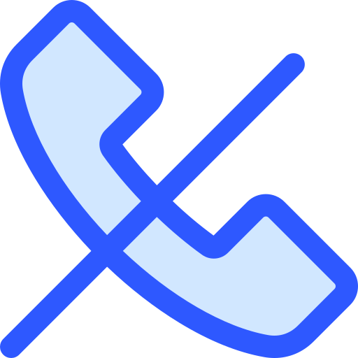 No call Generic color lineal-color icon