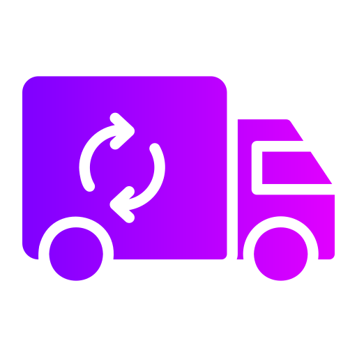 Garbage Truck Generic gradient fill icon