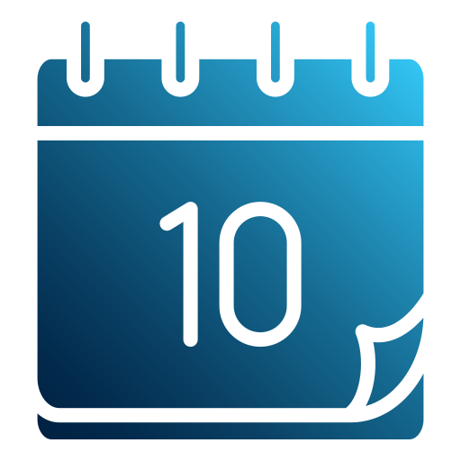 Calendar Generic gradient fill icon