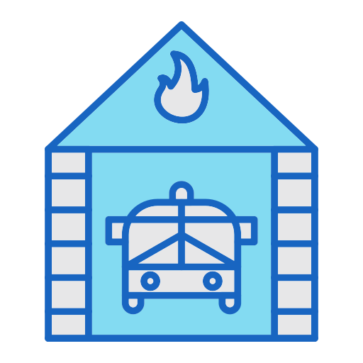 caserne de pompiers Generic color lineal-color Icône