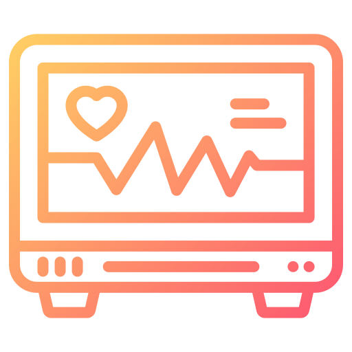 Heart monitoring Generic gradient outline icon