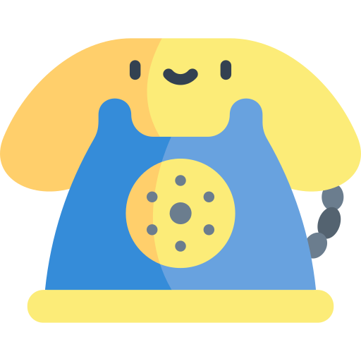 telefoon Kawaii Flat icoon