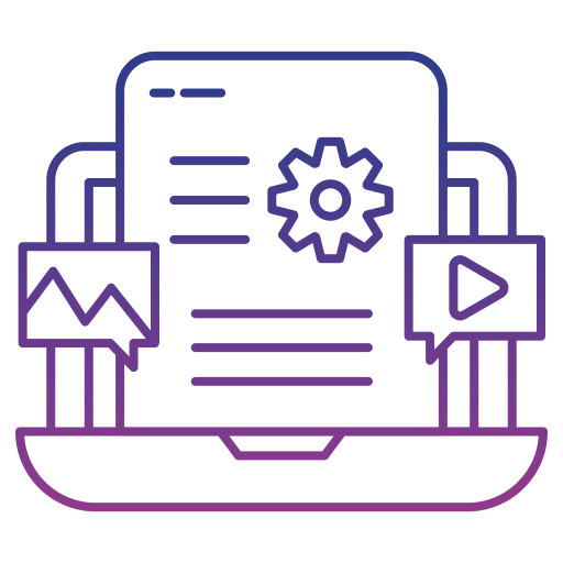 digital marketing Generic gradient outline Icône