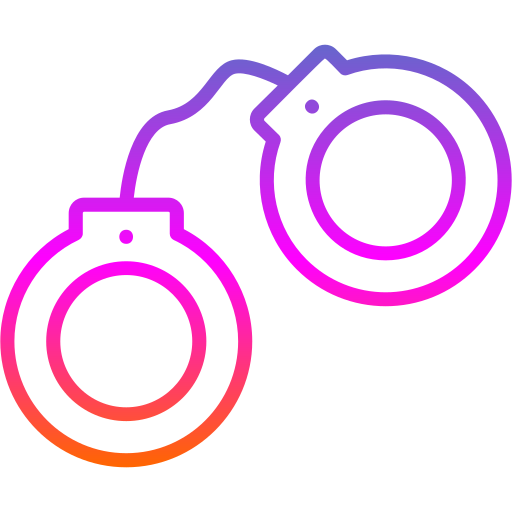 Handcuffs Generic gradient outline icon