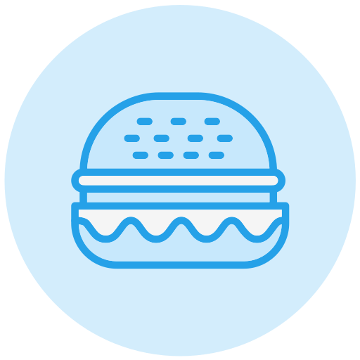ハンバーガー Generic color lineal-color icon