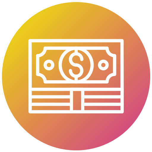 dollarnote Generic gradient fill icon