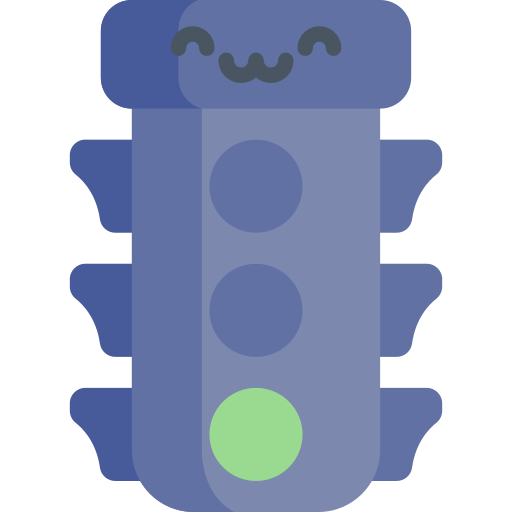 信号機 Kawaii Flat icon
