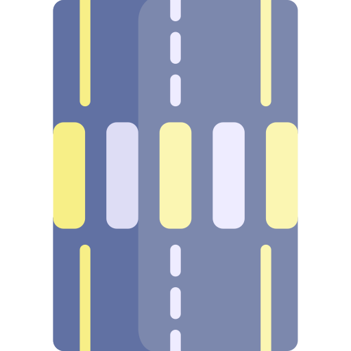 横断歩道 Kawaii Flat icon