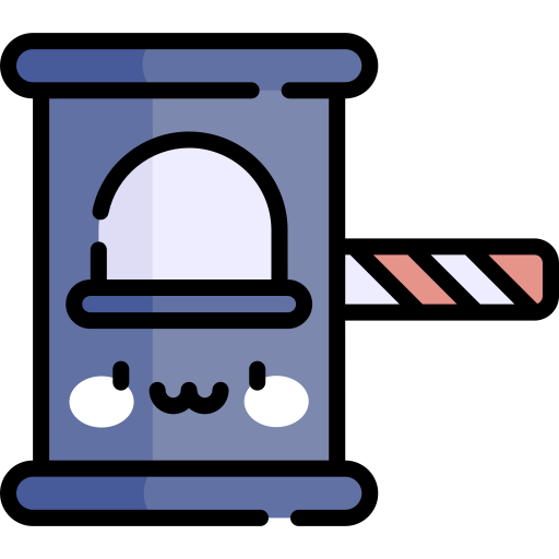 Toll road Kawaii Lineal color icon